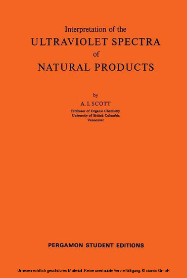 Interpretation of the Ultraviolet Spectra of Natural Products main product photo