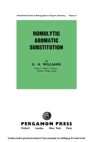 Homolytic Aromatic Substitution main product photo