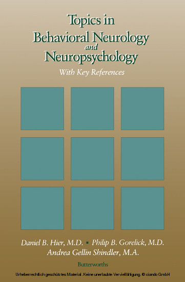 Topics in Behavioral Neurology and Neuropsychology main product photo
