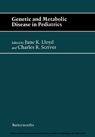 Genetic and Metabolic Disease in Pediatrics main product photo