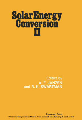 Solar Energy Conversion II