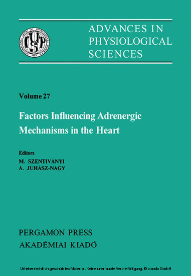 Factors Influencing Adrenergic Mechanisms in the Heart main product photo
