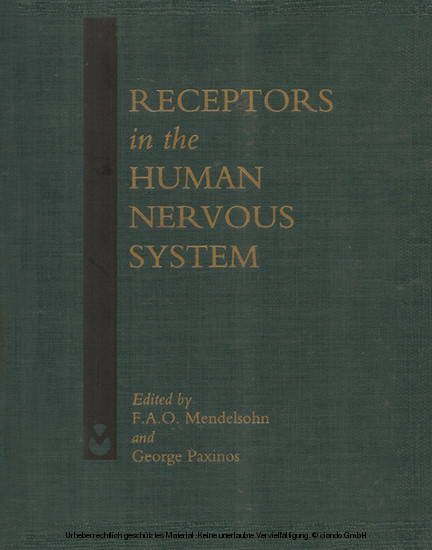 Receptors in the Human Nervous System main product photo