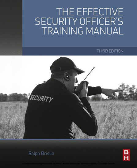 The Effective Security Officer's Training Manual main product photo