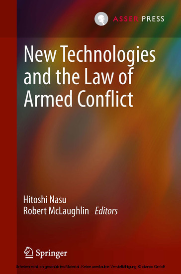New Technologies and the Law of Armed Conflict main product photo
