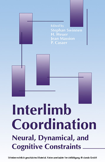 Interlimb Coordination main product photo