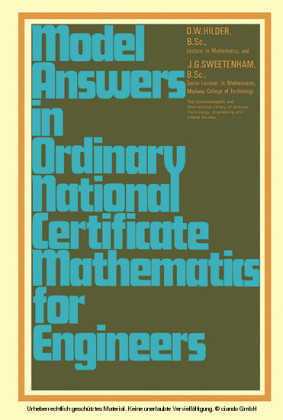 Model Answers in Ordinary National Certificate Mathematics for Engineers
