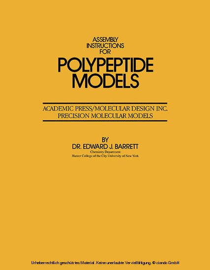 Assembly Instructions for Polypeptide Models main product photo