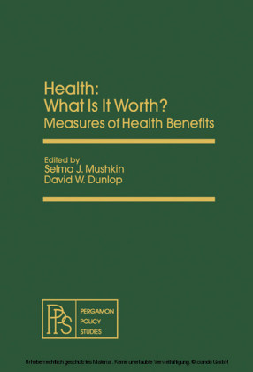 Health: What Is It Worth?