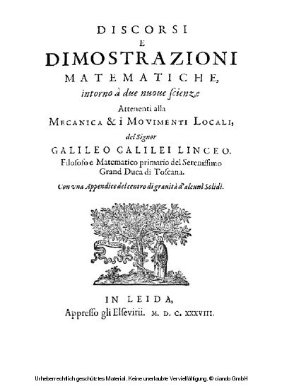 Discorsi e dimostrazioni matematiche main product photo