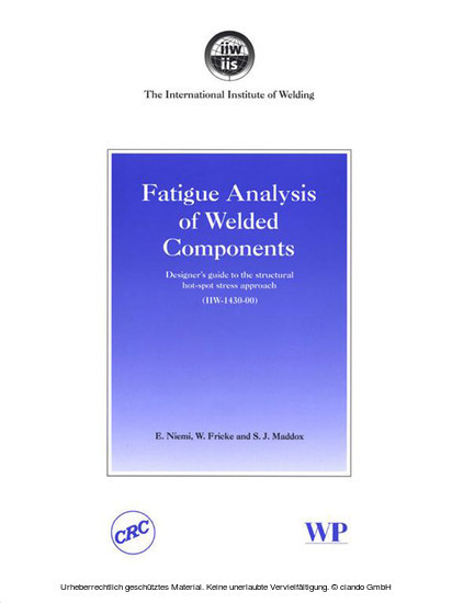Fatigue Analysis of Welded Components main product photo
