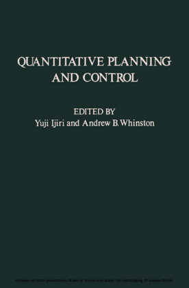 Quantitative Planning and Control