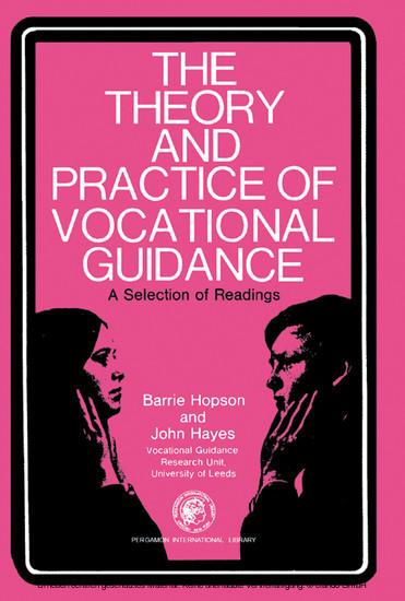 The Theory and Practice of Vocational Guidance main product photo