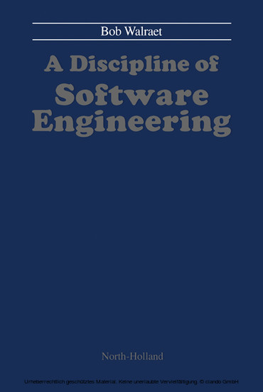 A Discipline of Software Engineering main product photo