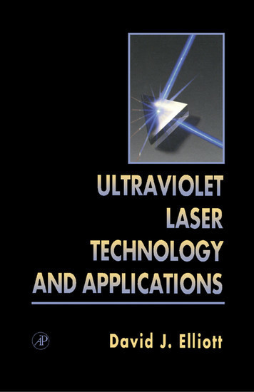 Ultraviolet Laser Technology and Applications main product photo