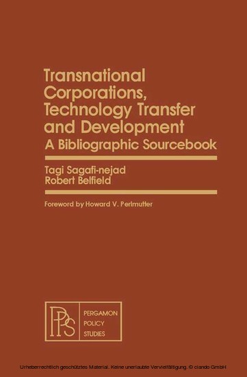 Transnational Corporations, Technology Transfer and Development main product photo