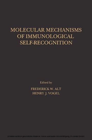 Molecular Mechanisms of Immunological Self-Recognition main product photo