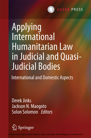 Applying International Humanitarian Law in Judicial and Quasi-Judicial Bodies main product photo