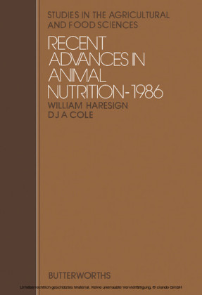 Recent Advances in Animal Nutrition