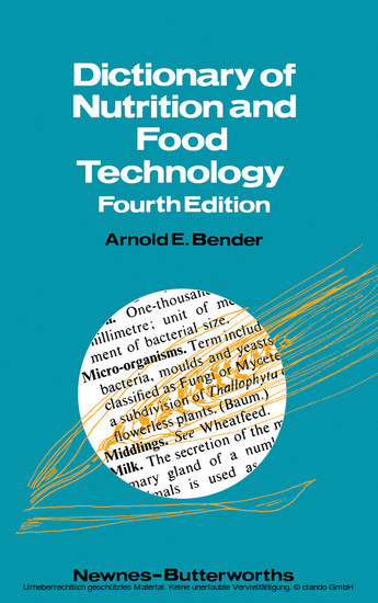 Dictionary of Nutrition and Food Technology main product photo