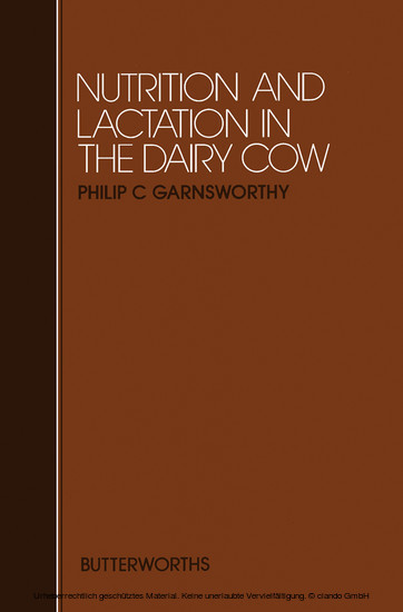 Nutrition and Lactation in the Dairy Cow main product photo