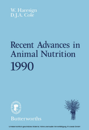 Recent Advances in Animal Nutrition