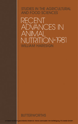 Recent Advances in Animal Nutrition