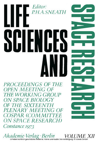 Life Sciences and Space Research main product photo