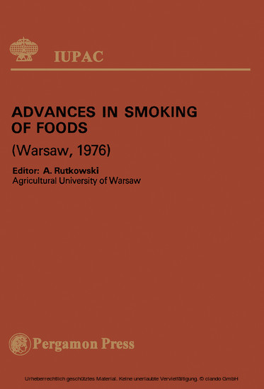 Advances in Smoking of Foods main product photo