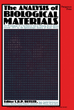 The Analysis of Biological Materials