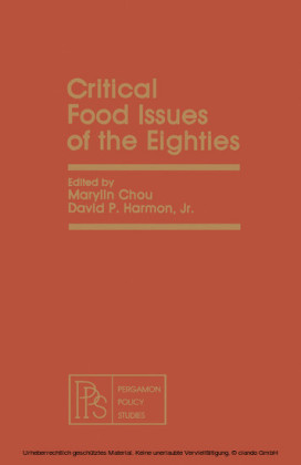 Critical Food Issues of the Eighties