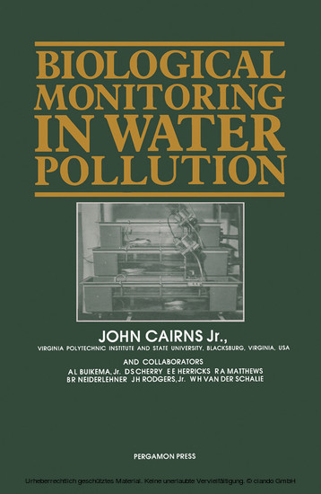 Biological Monitoring in Water Pollution main product photo
