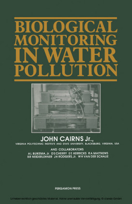 Biological Monitoring in Water Pollution