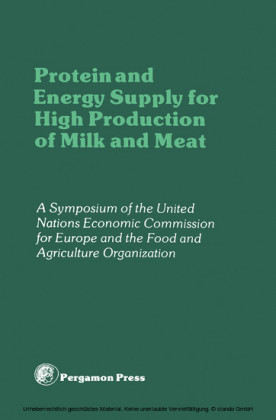 Protein and Energy Supply for High Production of Milk and Meat