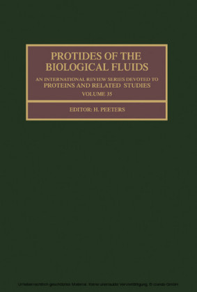 Protides of the Biological Fluids