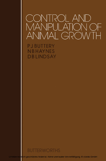 Control and Manipulation of Animal Growth main product photo