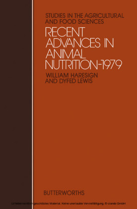 Recent Advances in Animal Nutrition - 1979