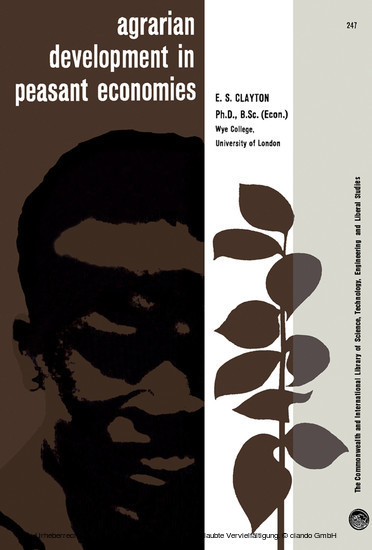 Agrarian Development in Peasant Economies main product photo