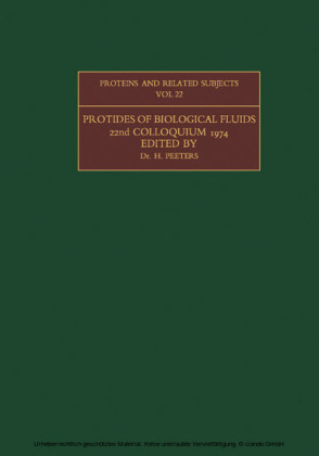 Protides of the Biological Fluids