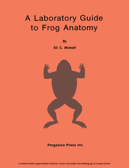 A Laboratory Guide to Frog Anatomy main product photo