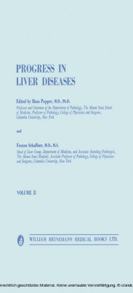 Progress in Liver Diseases