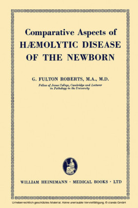 Comparative Aspects of Haemolytic Disease of the Newborn