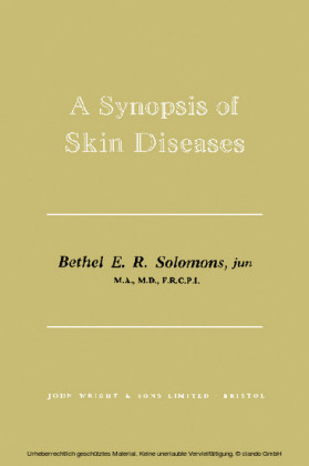A Synopsis of Skin Diseases