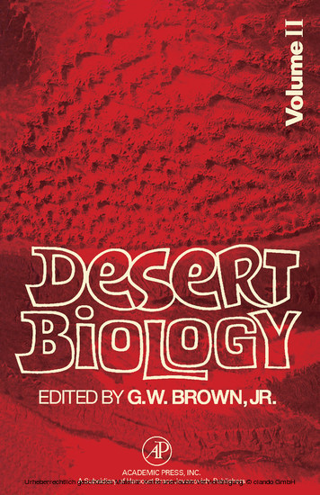 Desert Biology main product photo