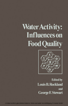 Water Activity: Influences on Food Quality