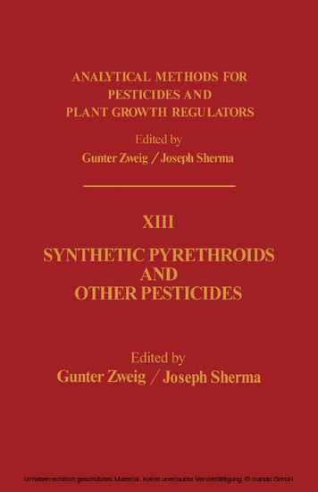 Synthetic Pyrethroids and Other Pesticides main product photo