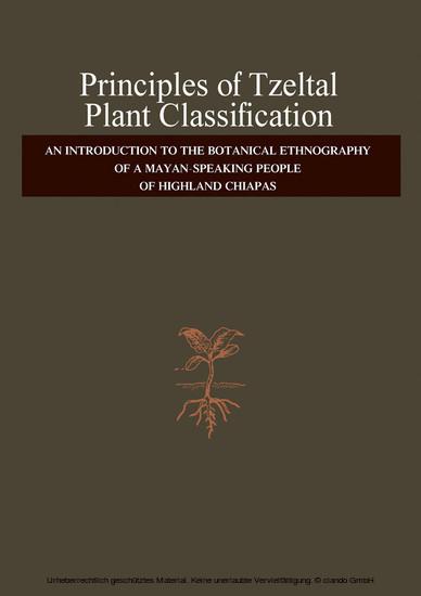 Principles of Tzeltal Plant Classification main product photo