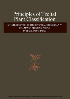 Principles of Tzeltal Plant Classification