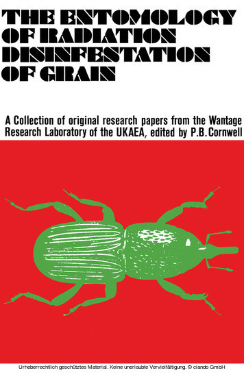 The Entomology of Radiation Disinfestation of Grain main product photo