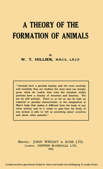 A Theory of the Formation of Animals main product photo